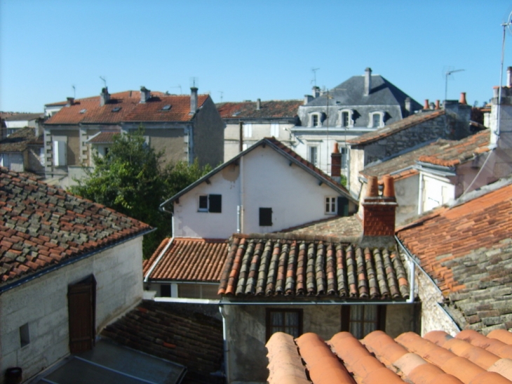 Les toits d'Angoulême rue Saint Roch