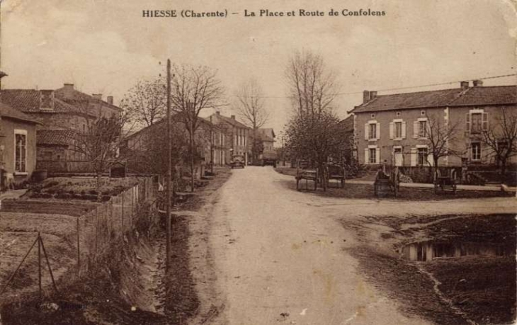 Hiesse, direction Confolens.
