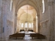 La nef vers le choeur de l'église Notre Dame de Lanville.
