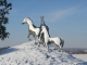 Les chevaux de Mouthiers-sur-Boeme sous la neige