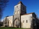 Façade sud de l'église Saint Martial du XIIe siècle.