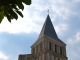 Photo suivante de Saint-Amant-de-Boixe Le clocher de l'église Abbatiale.