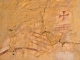 Photo suivante de Saint-Amant-de-Boixe Fresque sur le mur du cloître.
