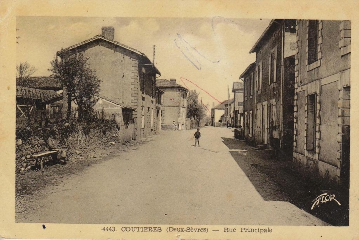 Carte postale ancienne - Coutières