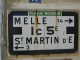 Photo suivante de Fontenille-Saint-Martin-d'Entraigues Plaque Michelin à Lavaux bis