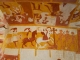 Détail : peintures murales fin XIIe siècle.