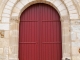 Le portail de l'église Saint-Divitien.