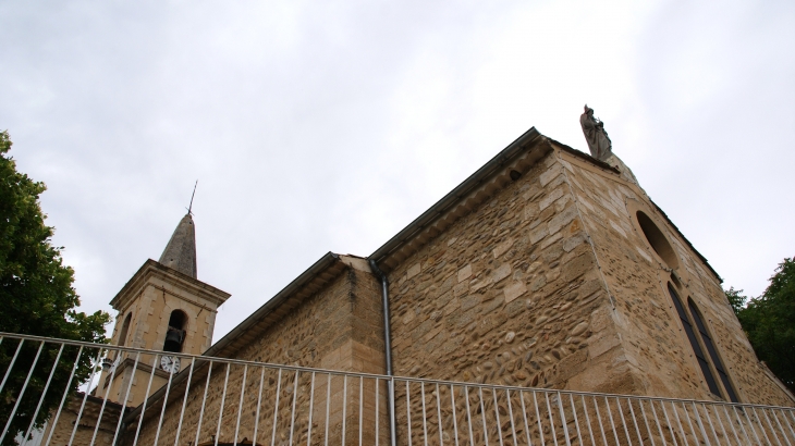 < église Sainte-Agathe de Style Roman 17 Em Siècle - La Brillanne