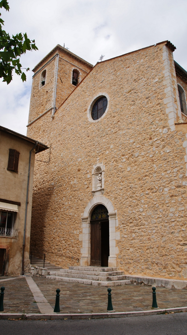 --église Saint-Cezaire - Saint-Cézaire-sur-Siagne