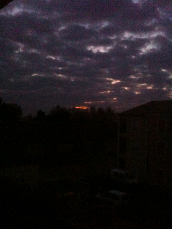 Le ciel de Graveson en colere!!!!!!!!!