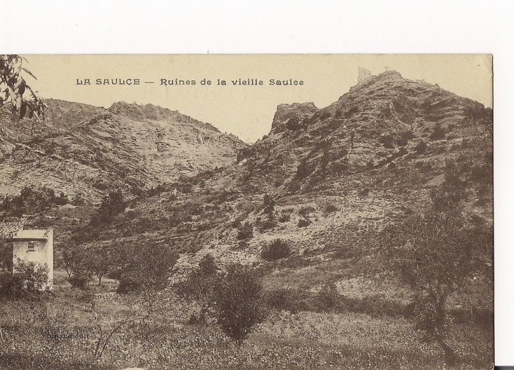 Bas du village vers 1900 - La Saulce