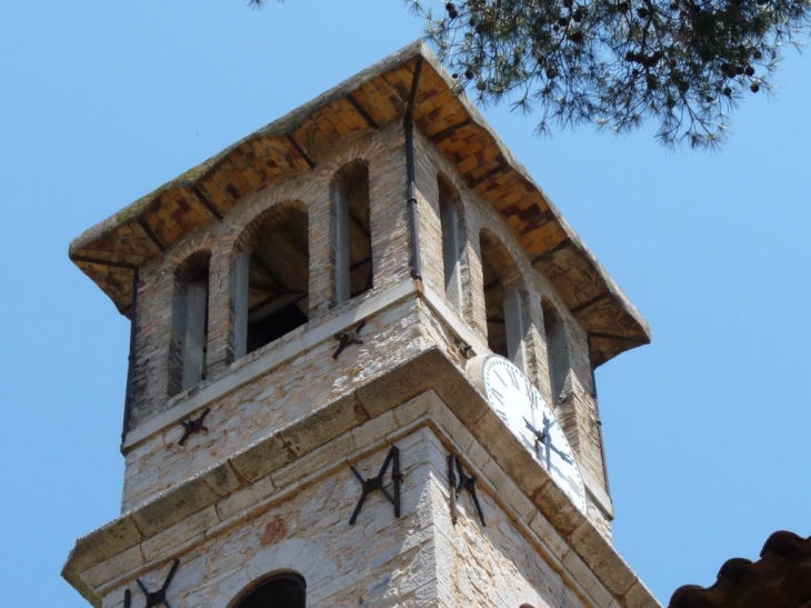 Le clocher de l'église - Carqueiranne
