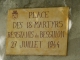 Place des 18 martyrs résistants du Bessillon 27 juillet 1944