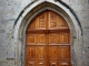 Photo suivante de Seillans Porte de l'église de Seillans