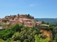 panorama sur Roussillon, un des plus beaux villages de France