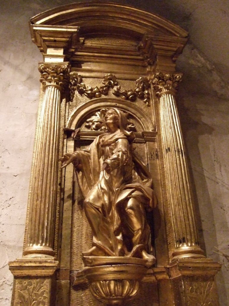 Cathédrale, statue. - Vaison-la-Romaine