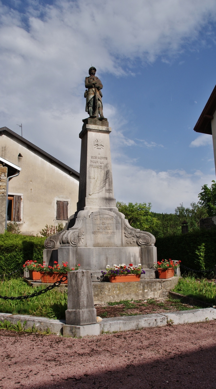 Monument aux Morts - Charix
