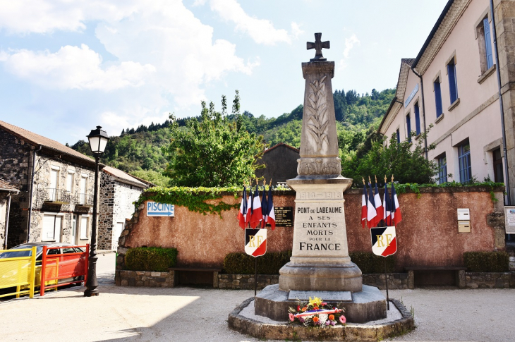 Monument-aux-Morts - Pont-de-Labeaume