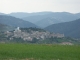 Le village vu depuis la route des crêtes à Soyons