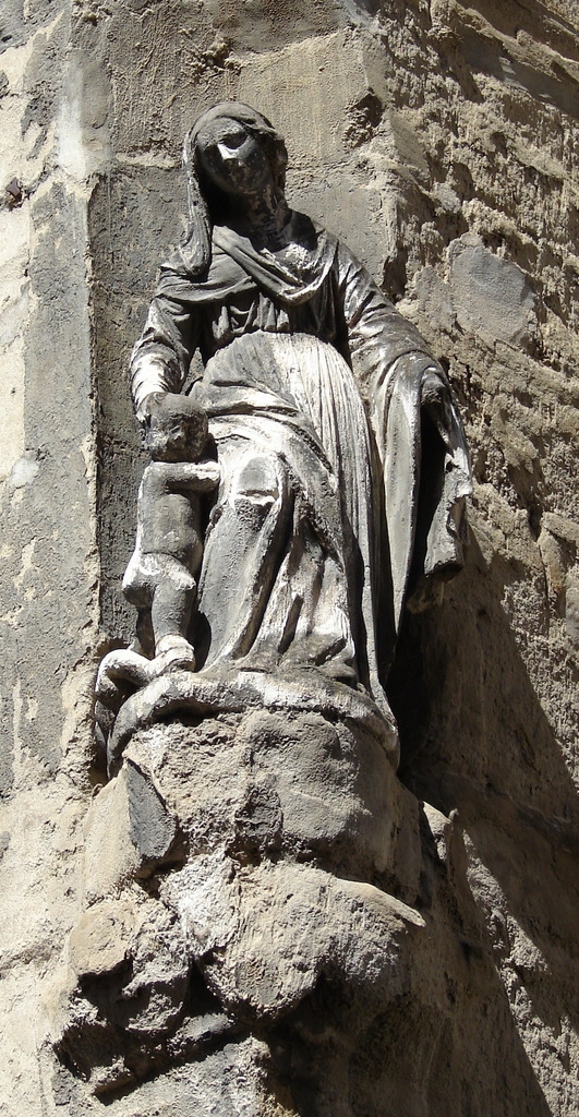 Vierge à l'Angle de l'Hôtel Particulier de la Famille Fay-Solignac - Tournon-sur-Rhône