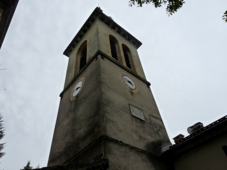 Le clocher de l'église - Saint-Martin-en-Vercors