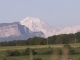 zoom sur le Mont-Blanc depuis le haut du chef-lieu de Thusy