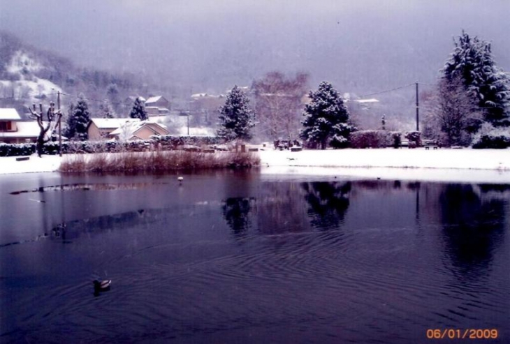 Etang hiver 2009 - Champ-sur-Drac