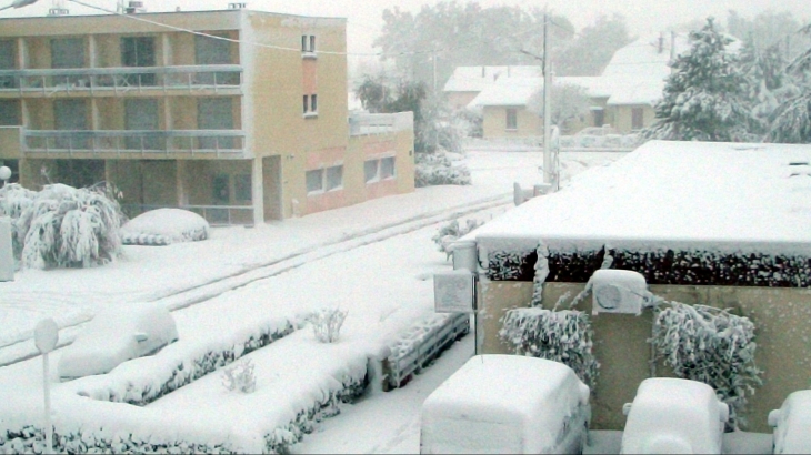 Tempête de neige. 30cm - Champ-sur-Drac