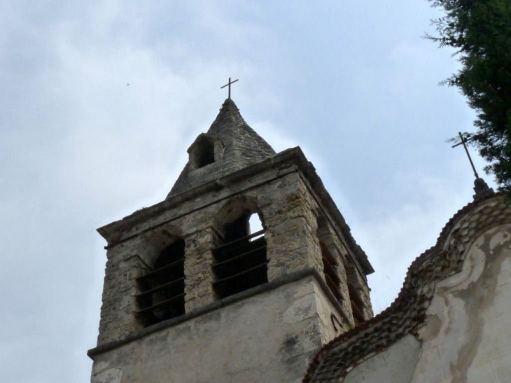 Le clocher de la vieille église - Cognin-les-Gorges