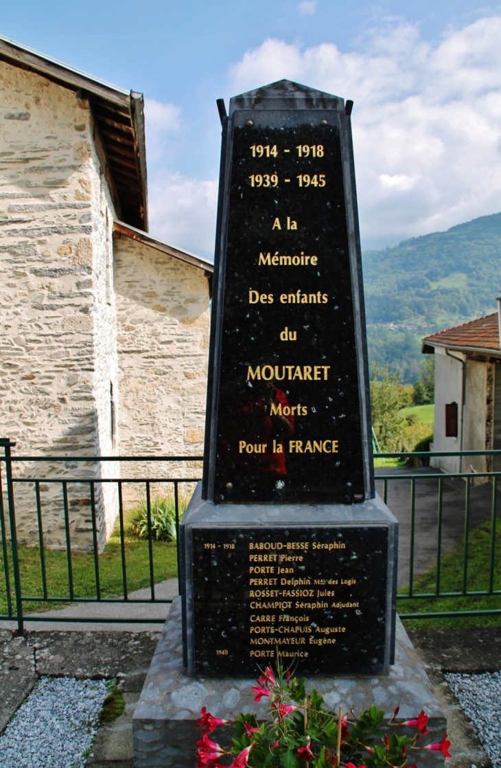 Monument aux Morts - Le Moutaret