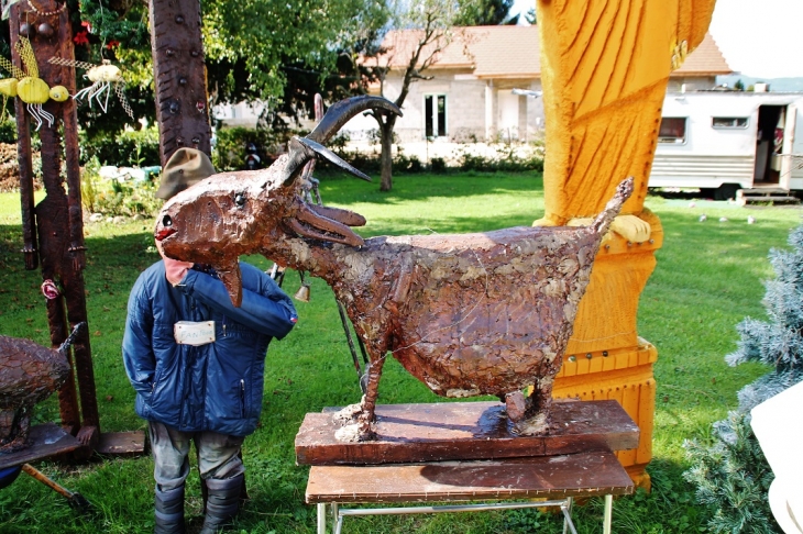 Marcel-Vinsard Artiste inspiré par Giacometti et Picasso( la Chèvre de Picasso ) - Pontcharra