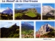 Le Massif de la Chatreuse (carte postale de 1990).