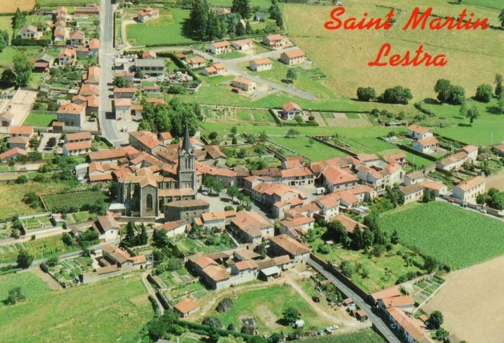 Vue du ciel - Saint-Martin-Lestra