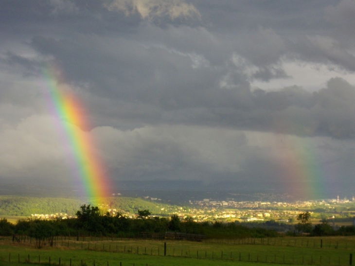 Double arc en ciel - Saint-Michel-sur-Rhône