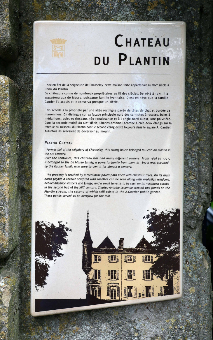 Château de Plantin - Chasselay