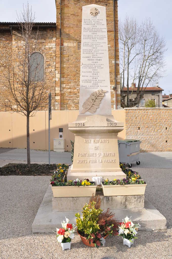 Monument aux morts - Fontaines-Saint-Martin