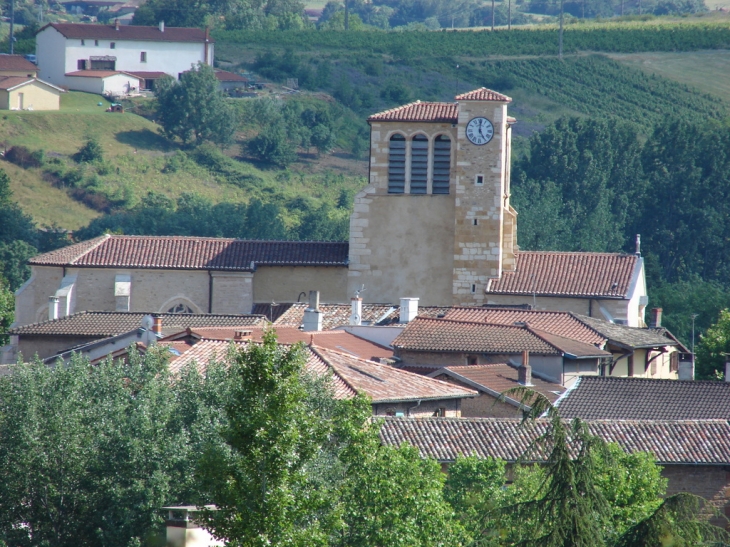 Le Village et l'Eglise - Liergues