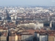 Lyon. Place Bellecour vue de Fourvière. 