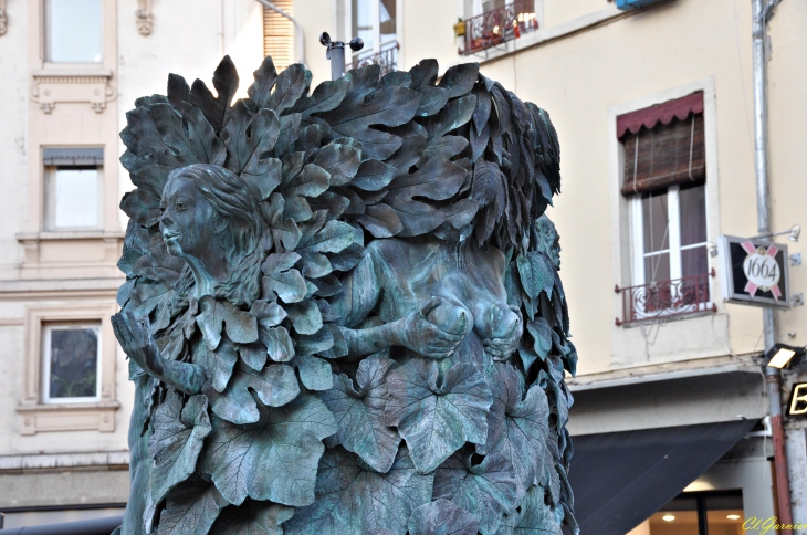 Fontaine - Le Buissson ardent - Geneviève Böhmer - Lyon