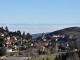 Le village & la chaîne des Alpes ( Le Mont-Blanc )