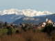 Montagnole,massif de la Chartreuse,massif des Baugeset la Chaîne de Belledonne en arrière plann