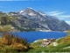 Sur la route du Col de L'Iseran - Barrage de Tignes Alt 1820m (carte postale de 1970)