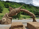 Sculptures sur paille et foin 2019 - Food Chain - Nouvelle Zélande