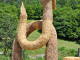 Sculptures sur paille et foin 2019 - Le Langage de l'Aube - France