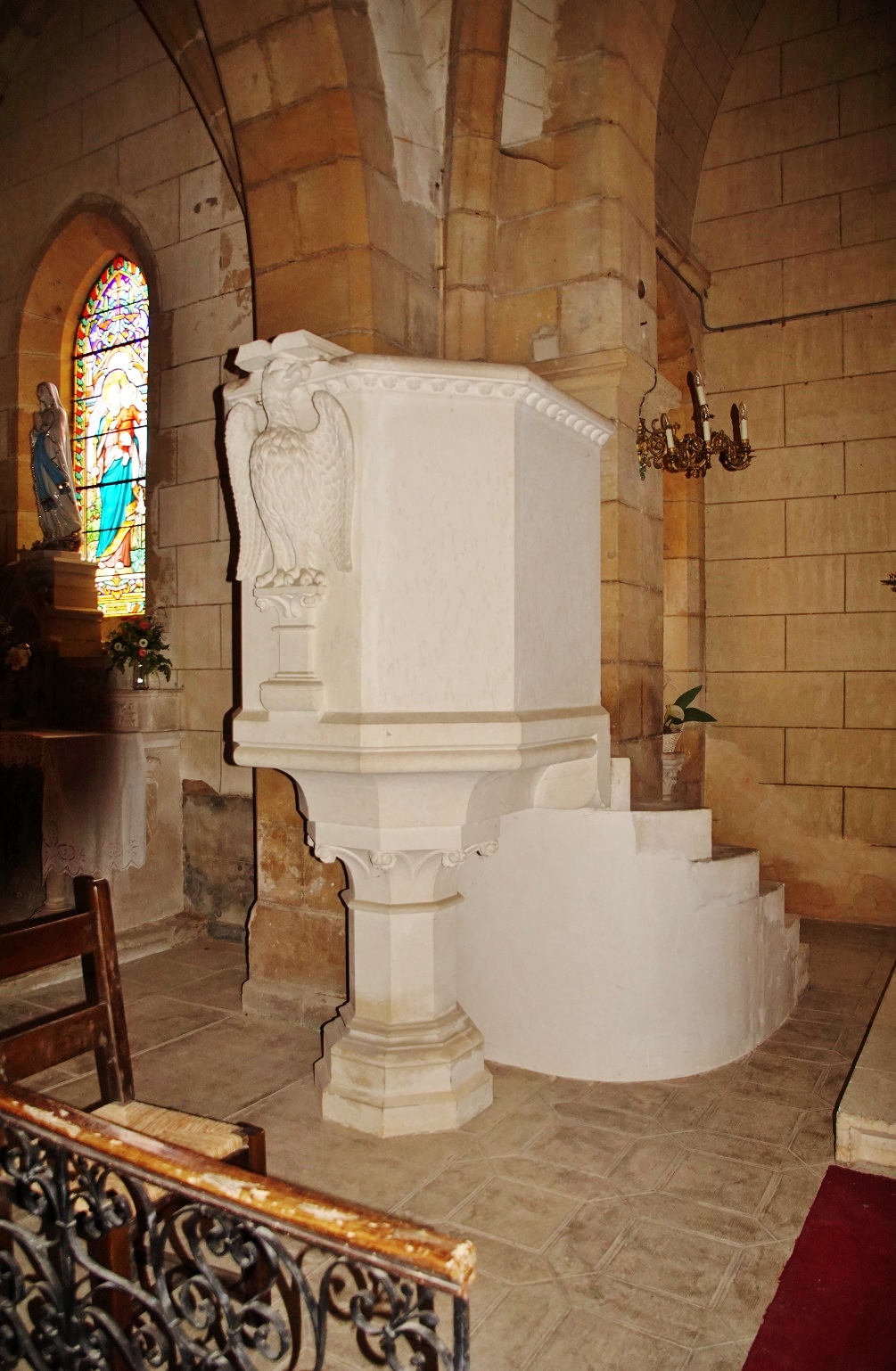 Photo à SaintChamassy (24260) &&église SaintEumache Saint