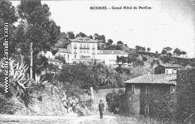 bormes les mimosas carte postale