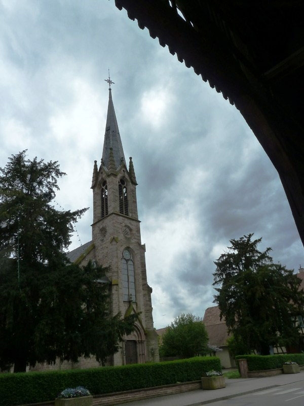 Vers l'église - Erstein