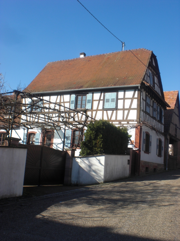 Rue de la chambre ex maison Hechler - Gœrsdorf