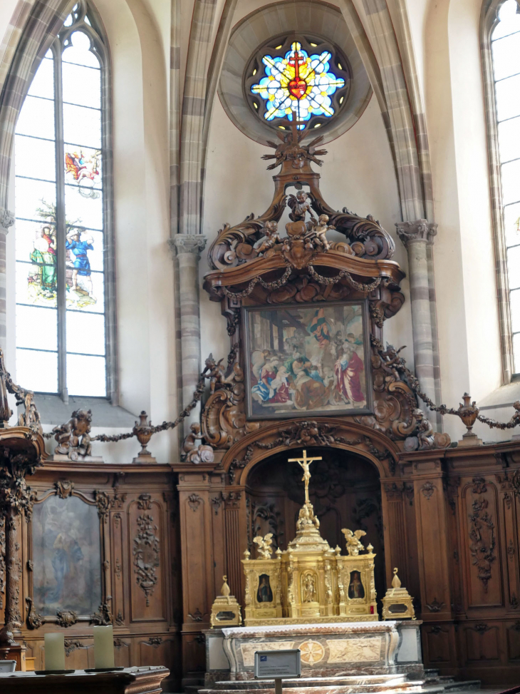 L'intérieur de l'abbatiale - Marmoutier