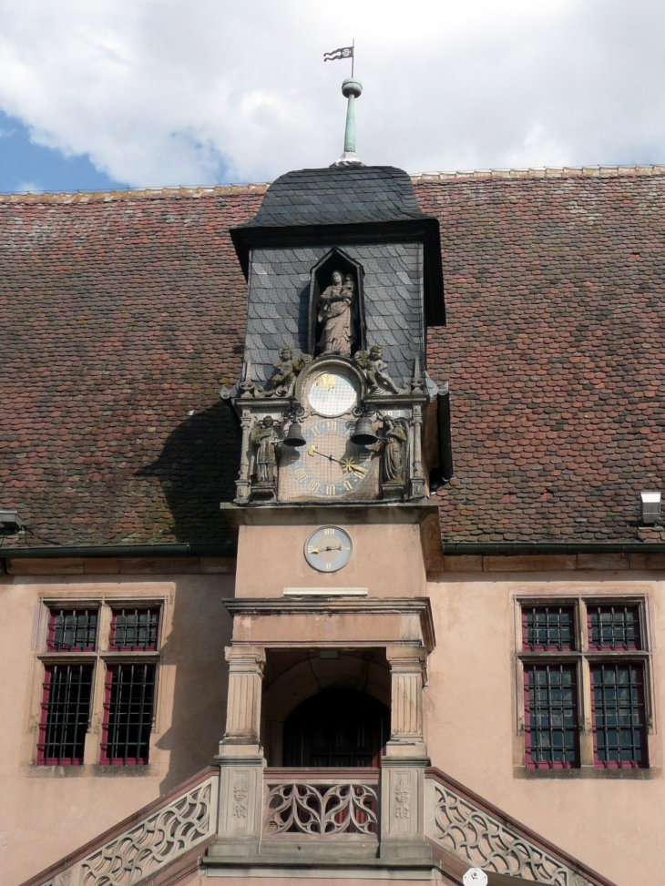 Tourelle et horloge de la Metzig - Molsheim